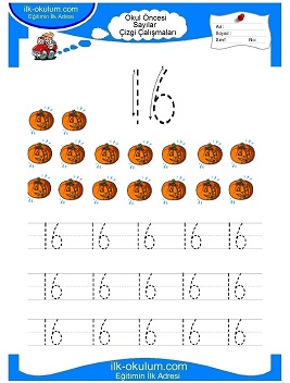 Çocuklar İçin Çizgi Çalışma Sayfaları 